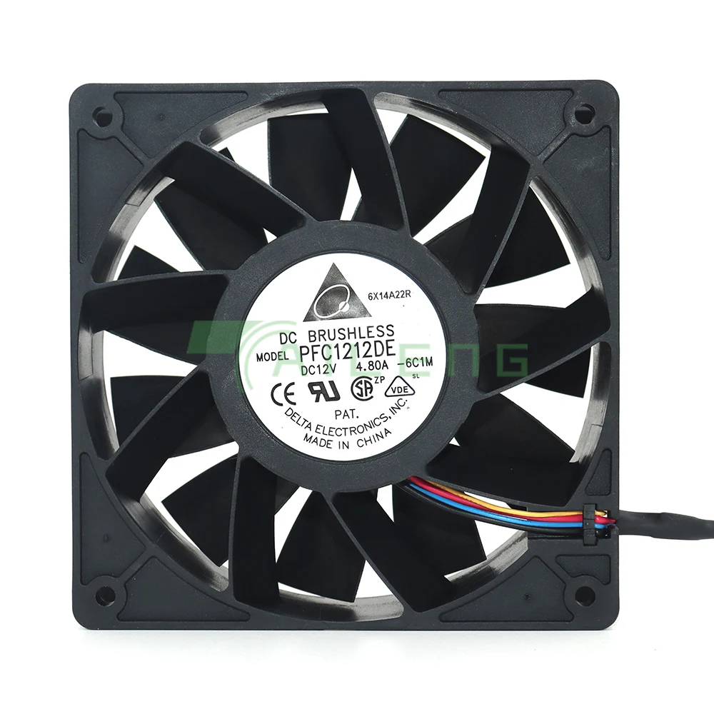 for Delta PFC1212DE 12V 4.8A 12038 120x120x38MM Ant S7 S9 D3 L3 E9 before and after cooling fan magic DRAGON