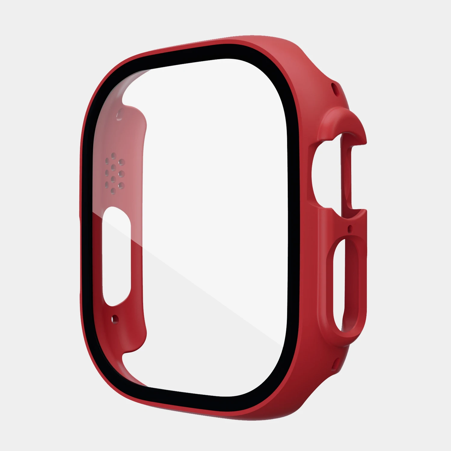 Glas + Cover Voor Apple Horloge Case Ultra 3 2 49mm 45mm 41mm 44mm 40mm 42mm 38mm Gehard Case Screen Protector Voor Iwatch 9 8 7 SE