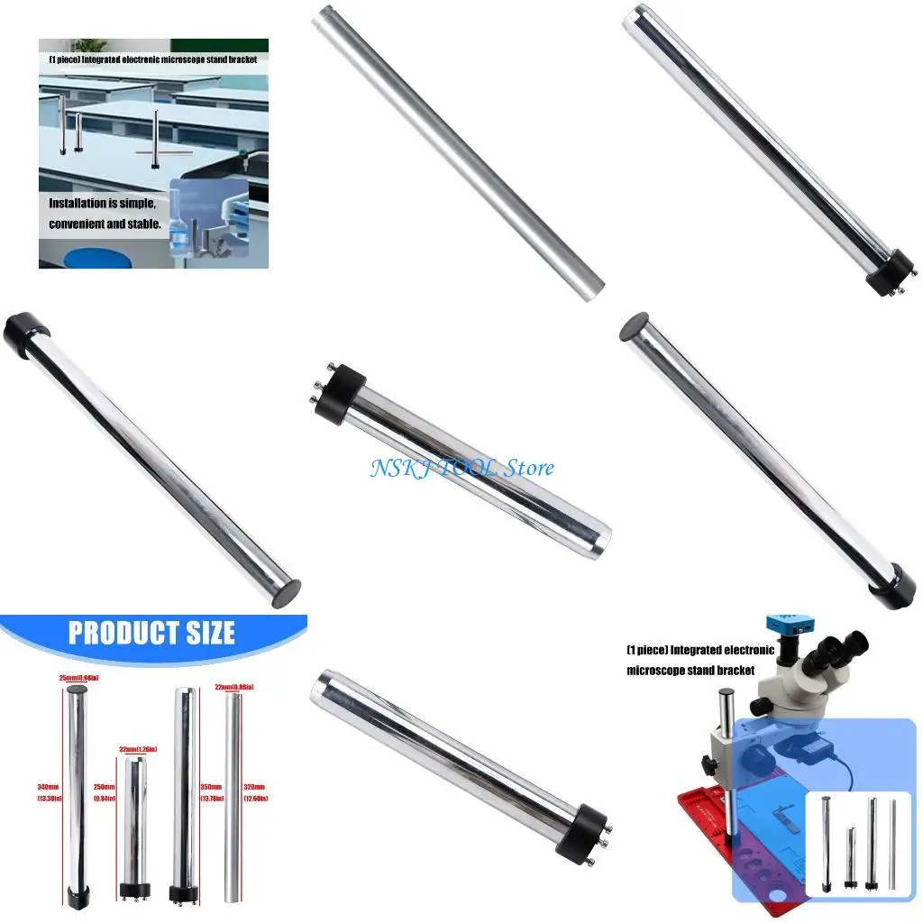 

L8RC Professional Microscope Support Column Iron Base Adjustable Height Universal