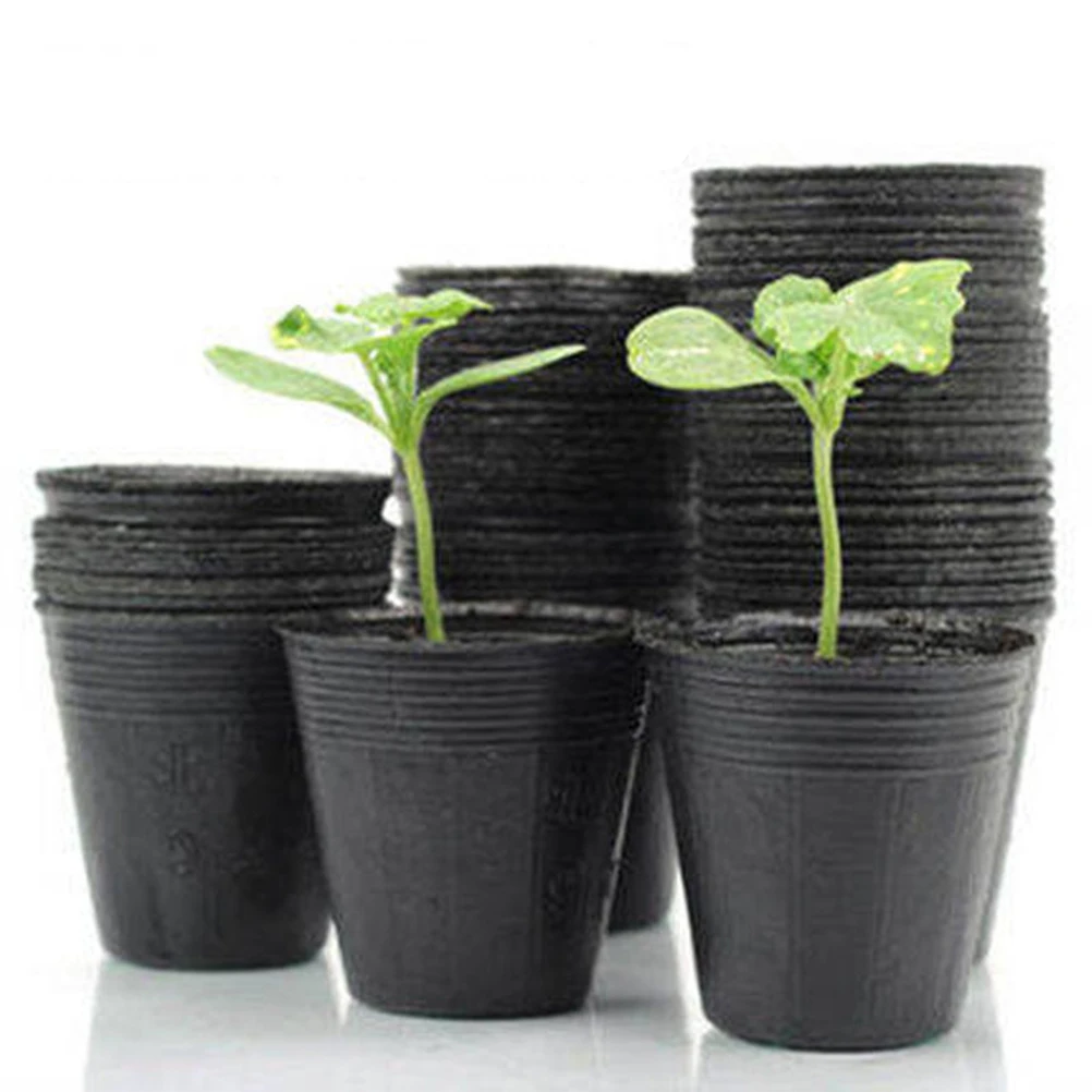 

Nutrition Bowl Nursery Pots Thin Plastic Planting Cups Seedling Trays Garden Tool Storage Container Courtyard Decor