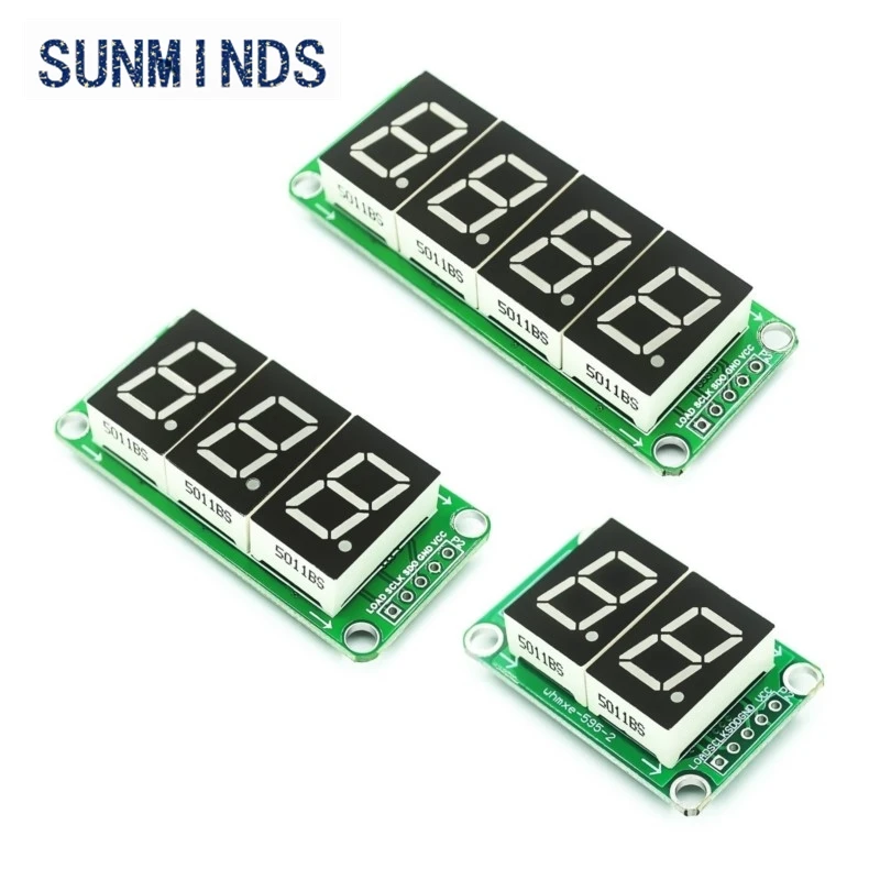 Static drive 2 3 4 segment Digital Tube LED Display Module 2 Digital 74HC595 tube 100% new original