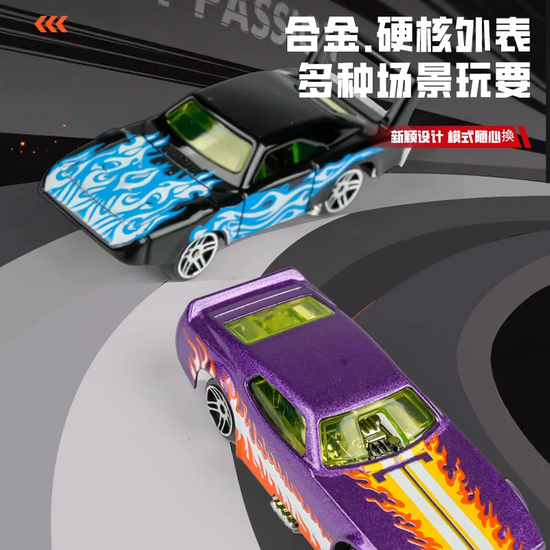 1:64 Scale Container Alloy Trailer Model Toy Car Diecast Metal Movable Joint Pull Back Engineering Vehicles Models Gifts for Boy - view 2