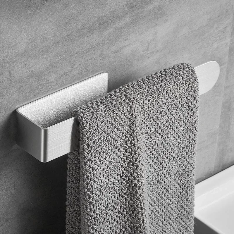 304 Stainless Steel U-shaped Towel Rack Toilet Paper Holder With Hook Bathroom Towel Storage Rack Is Convenient To Use