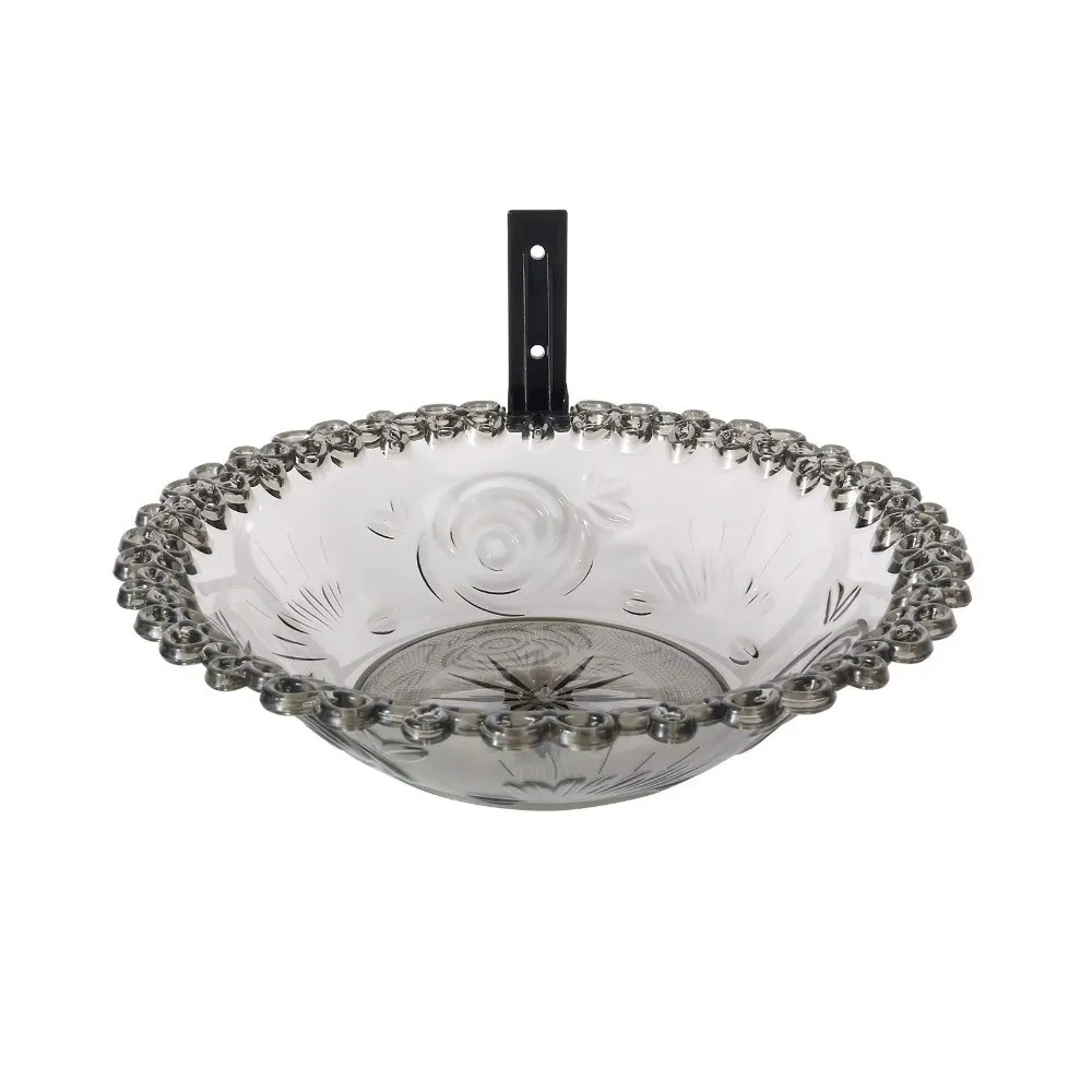 Plastic Bird Bath Feeder Feeder Tray Outdoor Use Wall Mounted Bird Bath Hanging Style Hanging Bird Feeder Courtyard Decoration