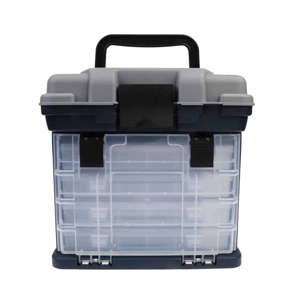 4 Drawer Tackle Box Fishing Baits Lures Tool Shock-resistant Large Storage fishing accessories carp