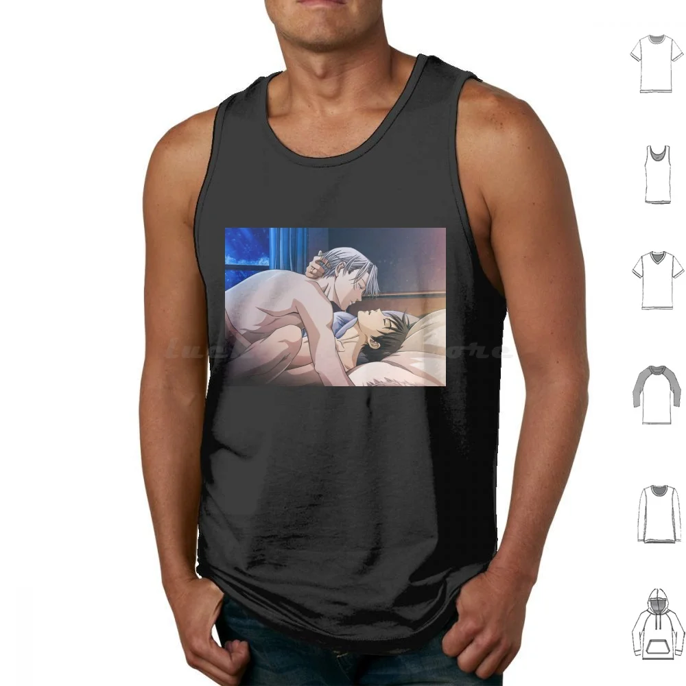On Ice Nikiforov And Katsuki Fanart Anime Manga Poster Tank Tops Vest Sleeveless On Ice Nikiforov Katsuki Shonen Ai Boys Love