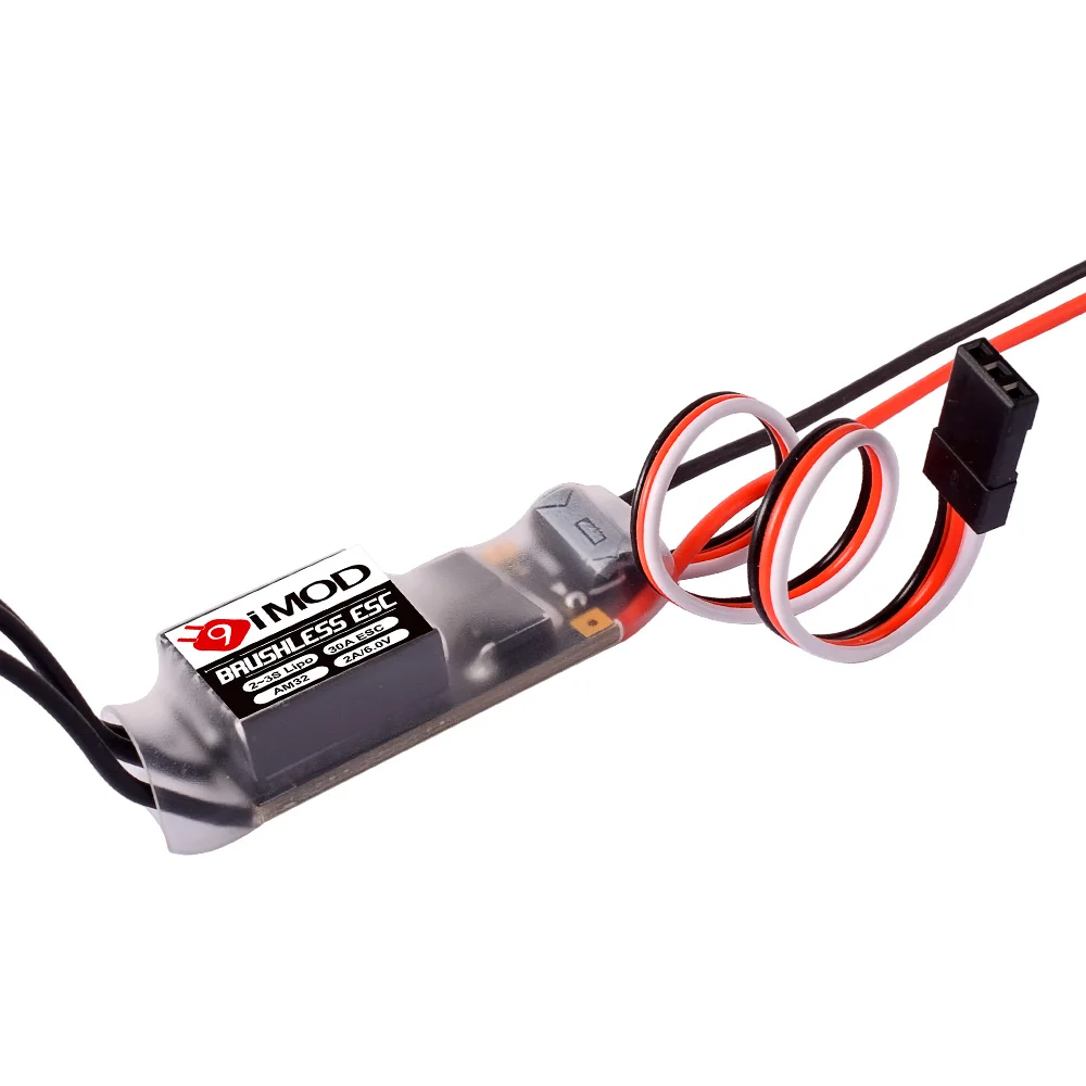 9IMOD 30A Бесщеточный ESC AM32 2-3S USBLink RC 1/18 1/24 Гусеничный автомобиль Осевой SCX24 TRX4M
