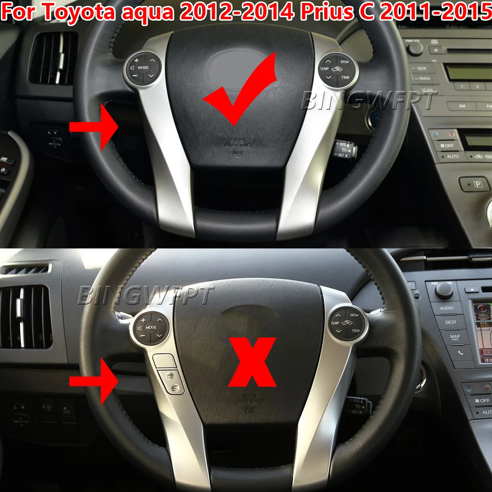 Multifunction Steering Wheel Control Switch 45186-47030 For Toyota Prius Plus 2012-2015 Prius C US 2011-2015 Aqua 2014