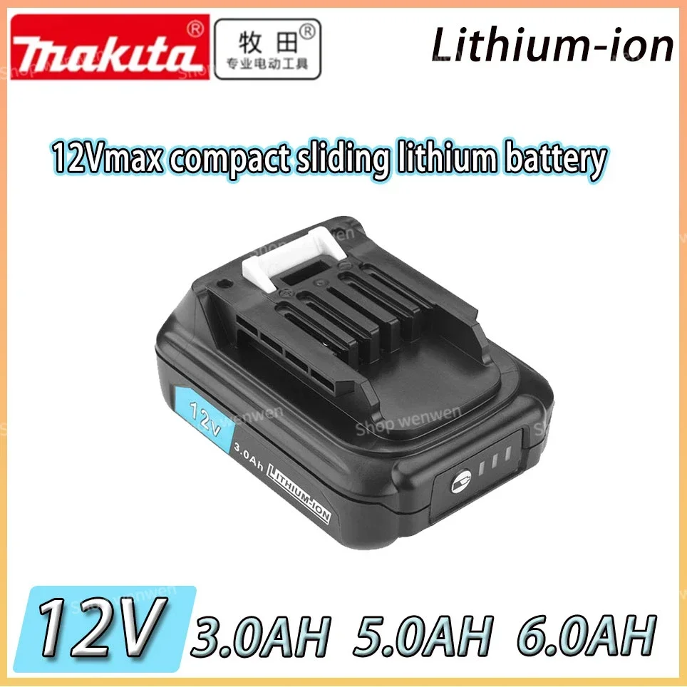 Makita 12v 3.0Ah/5.0Ah/6.0Ah Lithium Ion Battery 197390-1 BL1015 1973901 BL1021B BL1041B BL1015B BL1020B BL1040B Li-ion Battery