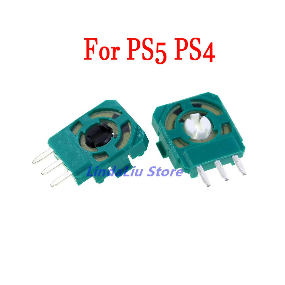 100pcs Original 3D Analog Micro Switch Button for Playstation 5 PS5 PS4 Controller Potentiometer Thumbstick Axis 2.3K Resistors