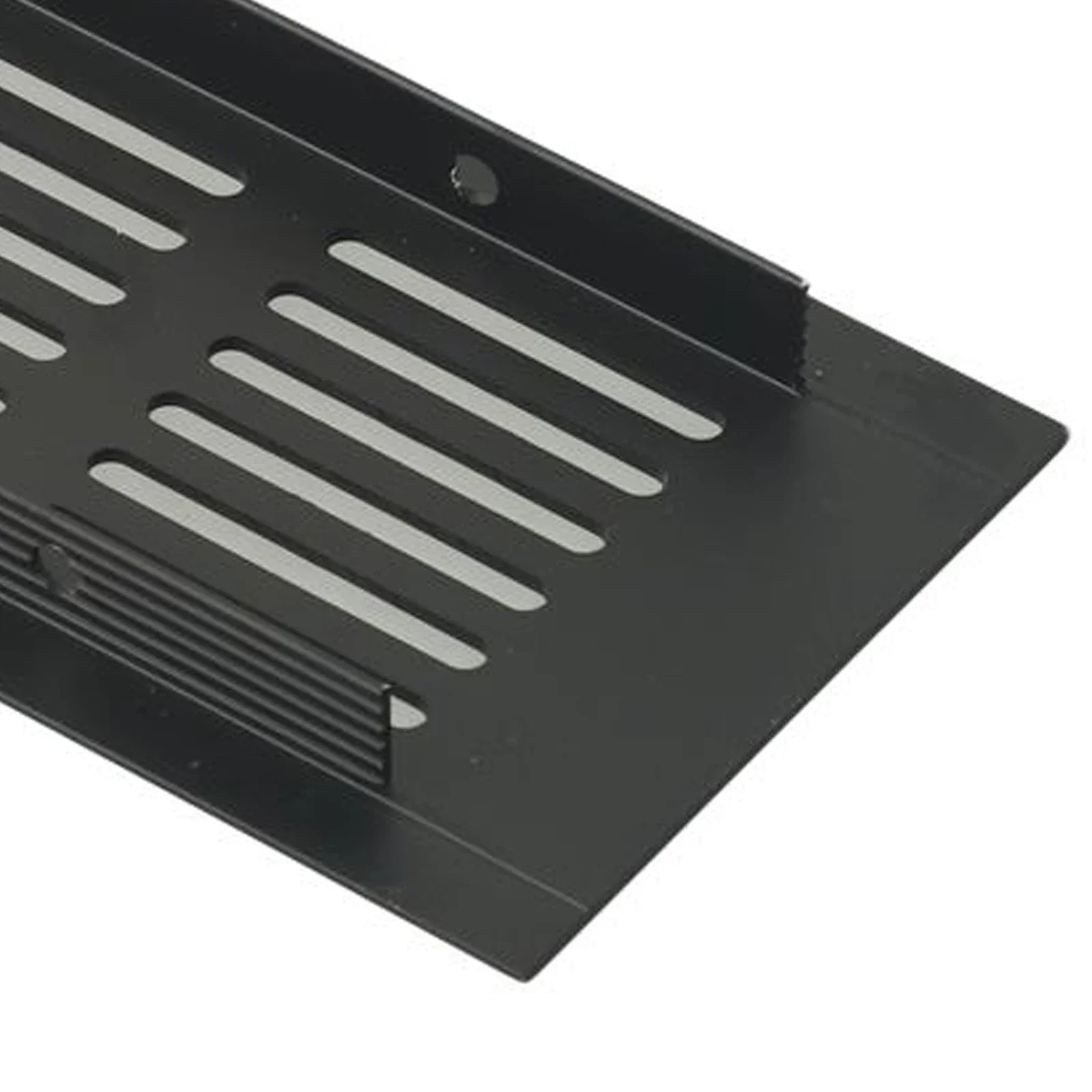 Practical Durable Ventilation Grille Air Vent Grille 60mm Aluminum Alloy For Wardrobes Ventilation-Cover Black