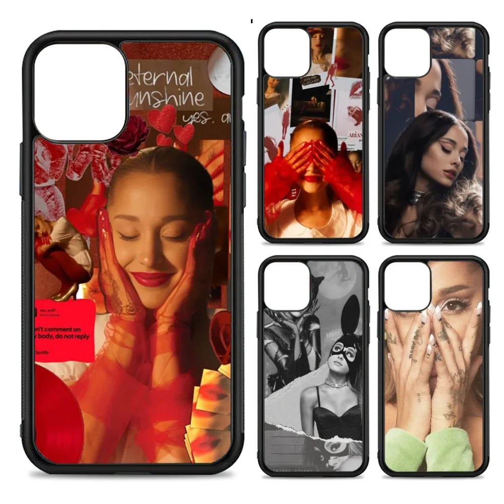 

A-Ariana G-Grande Yes And Silicone PC+TPU phone case For phone case For IPhone 11 12 13 14 15 16 Plus Pro Max Cover