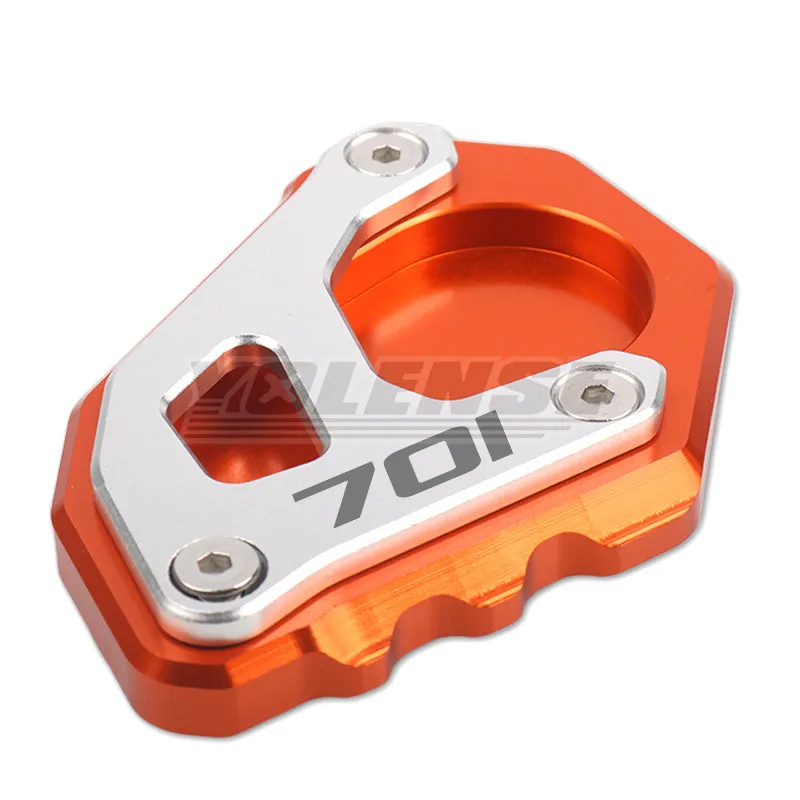 Motorcycle CNC Kickstand Foot Side Stand Extension Support Plate Pad Fit For Husqvarna 701 Enduro SMC 701Enduro 2019-2023