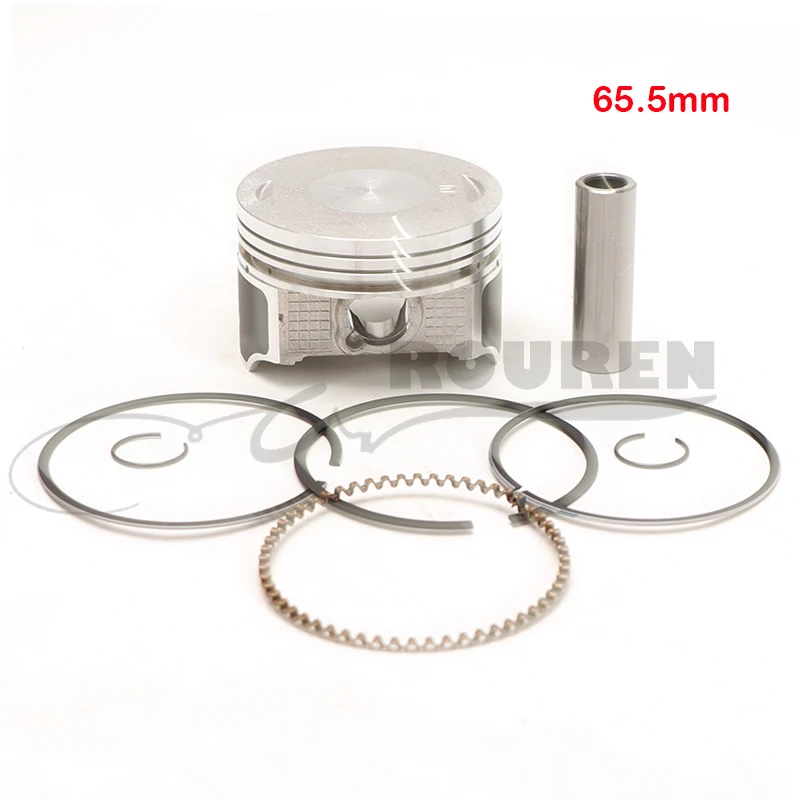 Motorcycle 65.5mm Piston 15mm Pin Ring Set Fit for Zongshen Loncin 250cc CB250 Engine ATV Quad Bike HH-115 Dirt Bike Accessories