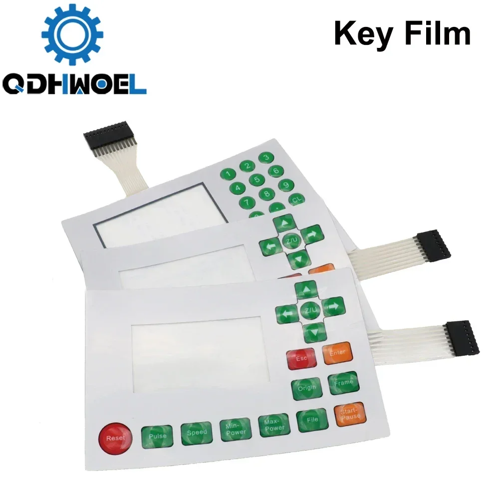 QDHWOEL Ruida Control Cards Membrane Switch for RDLC320-A RDC6332M RDC6442S RDC6332G RDC6442G Panels Key Film Keyboard Mask