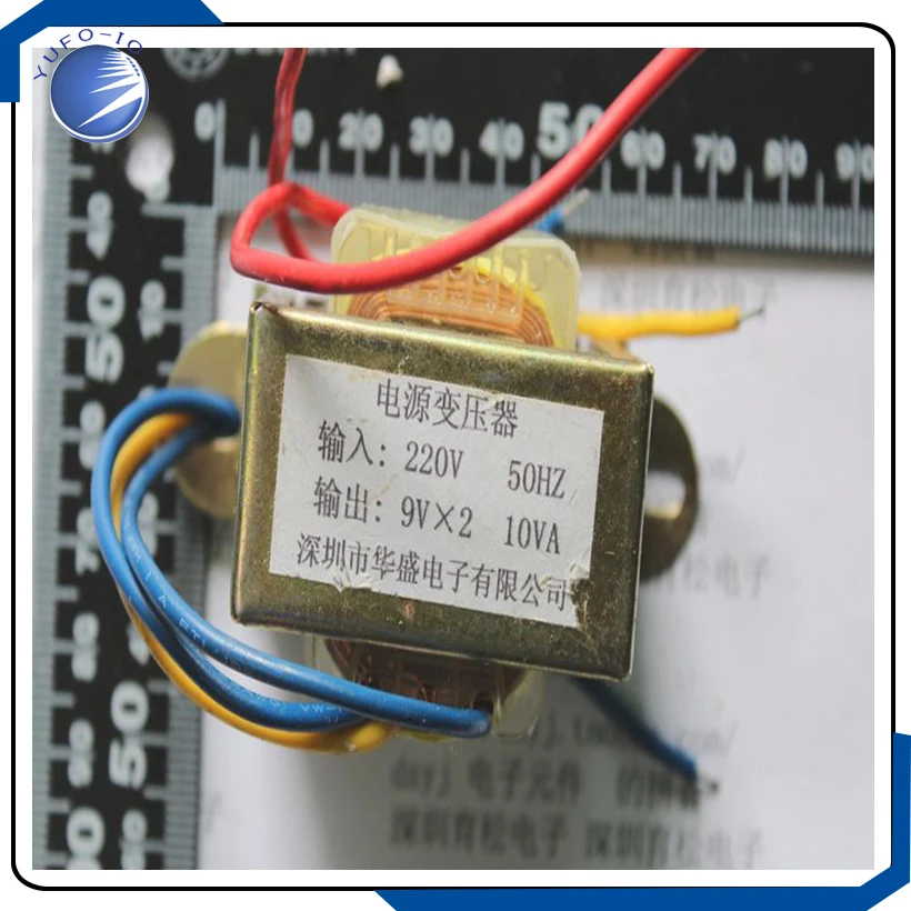 1pcs  10W dual 10W2*9V 9V transformer input: 220V50Hz/ output: dual 9V module
