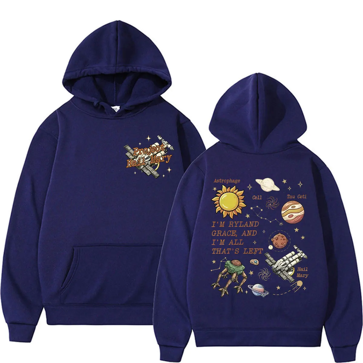 Rocky Project Hail Mary Inspired Amaze Amaze Amaze Hoodies Men Women Oversized Fashion Hoodie Casual Loose Sweatshirt Streetwear