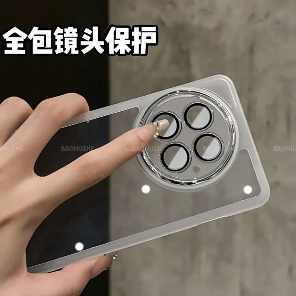 For OnePlus 13 Case Luxury TPU Soft Silicone Transparent Back Cover For One Plus 13 Camera Protection Shockproof Bumper Funda