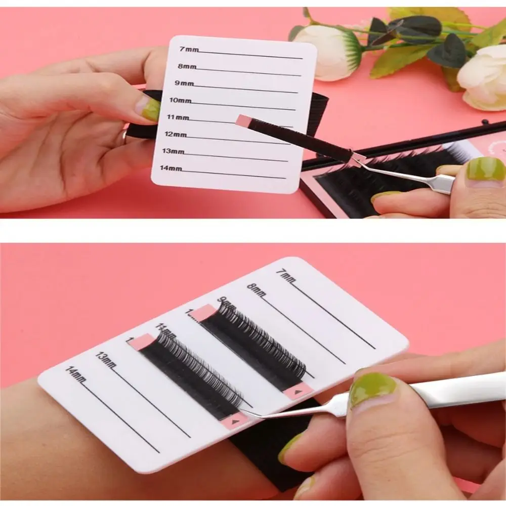 New with Belt Eyelash Show Board Acrylic Adjustable Eyelash Extension Organizer False Lash Stand