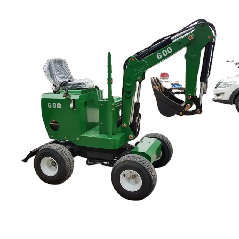 Engine Multi-function Compact Mini ATV Towable Backhoe Loader 4x4 Tractor Backhoe for Sale
