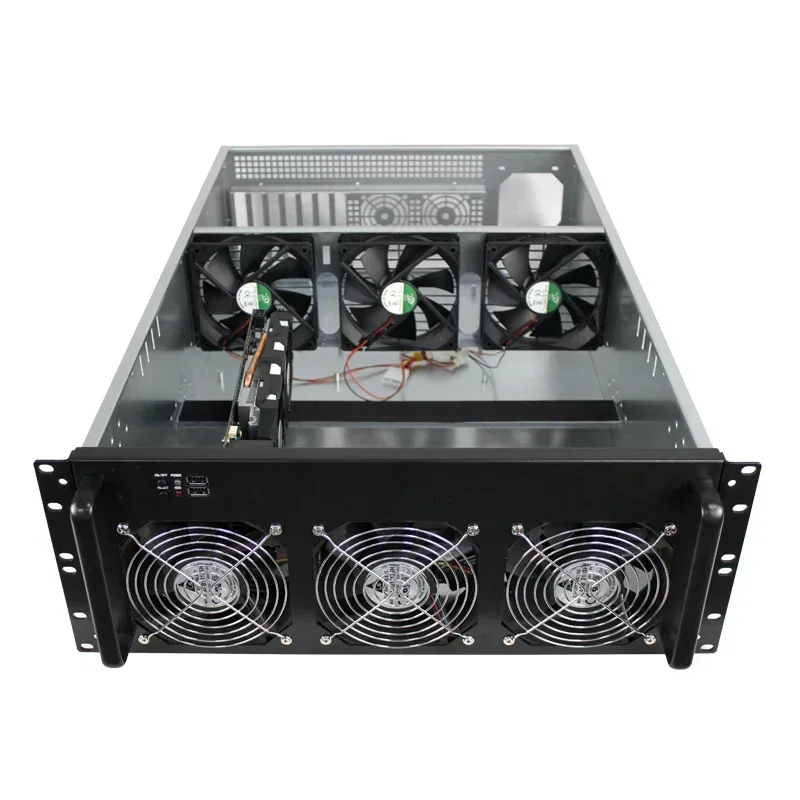 

New Products 4U 8 GPU Server Case Rack Case