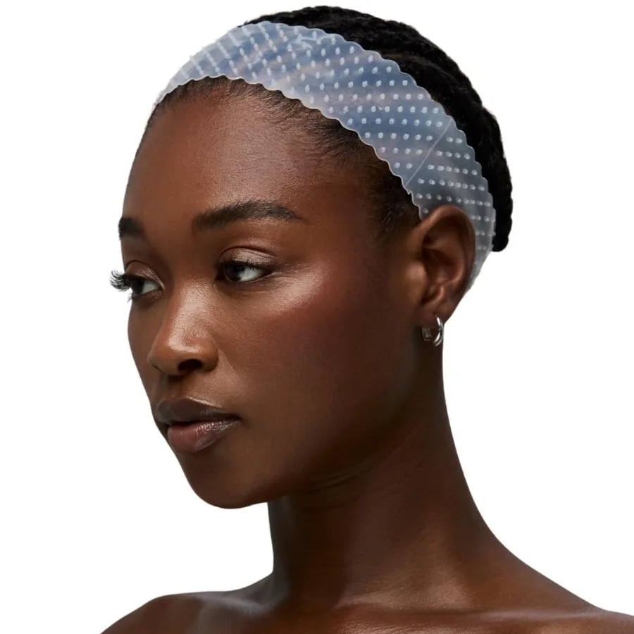 

NoSlip Silicone Grip Band with Patented Hypoallergenic Breathable and Lightweight Design for Secure Wig Wear in 5 Shades Transp