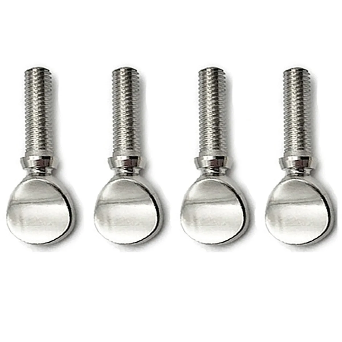 4Pcs Sax Neck Screw Tightening Screw Compatible with Sax Saxophone Bass Clarinet Accessory (Silver)