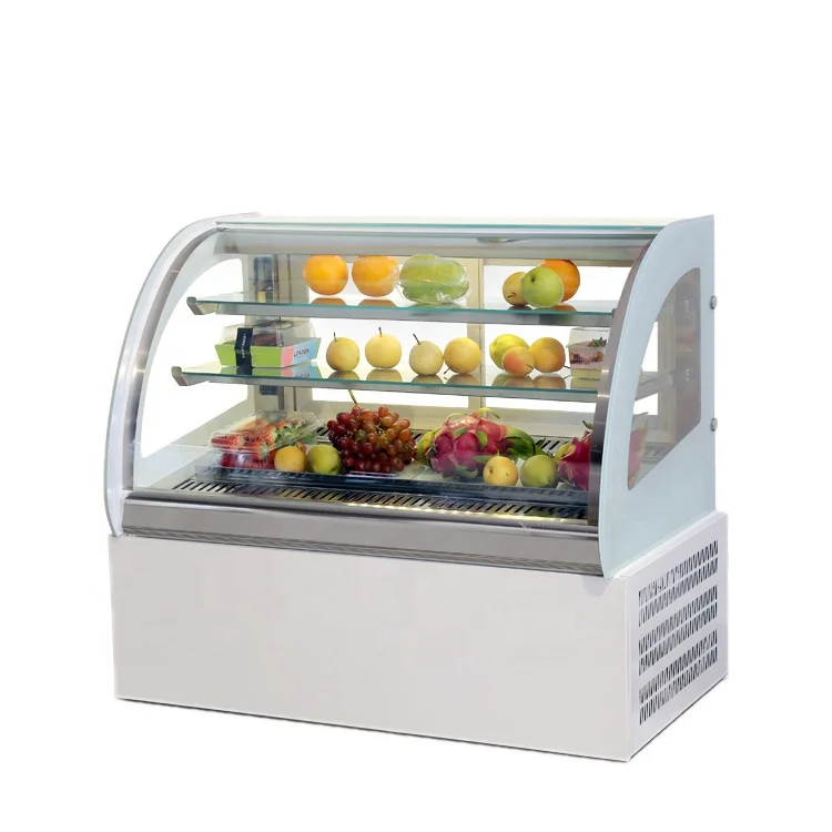 Cake Display Fridge Glass Display Cabinet Cupcake Pastry Cooling Showcase glass door chiller freezer