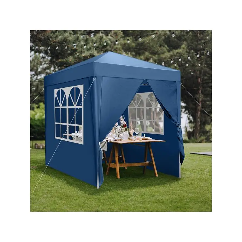 

Водонепроницаемая складная палатка под прямым углом 2 x 2 м с 2 дверцами и 2 окнами — идеально подходит для использования на открытом воздухе, простая установка и компактное хранилище,