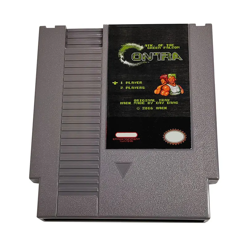 Contra Annihilation of the Green Falcon 72 pins Game Cartridge For 8 Bit NES NTSC and PAl Video Game Console