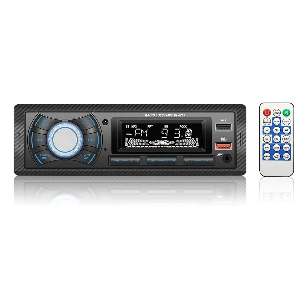 1 din راديو السيارة مشغل MP3 FM موالف ستيريو USB سيارة الصوت ستيريو SD TF USB الوسائط المتعددة Autoradio لاعب التحكم عن بعد بلوتوث
