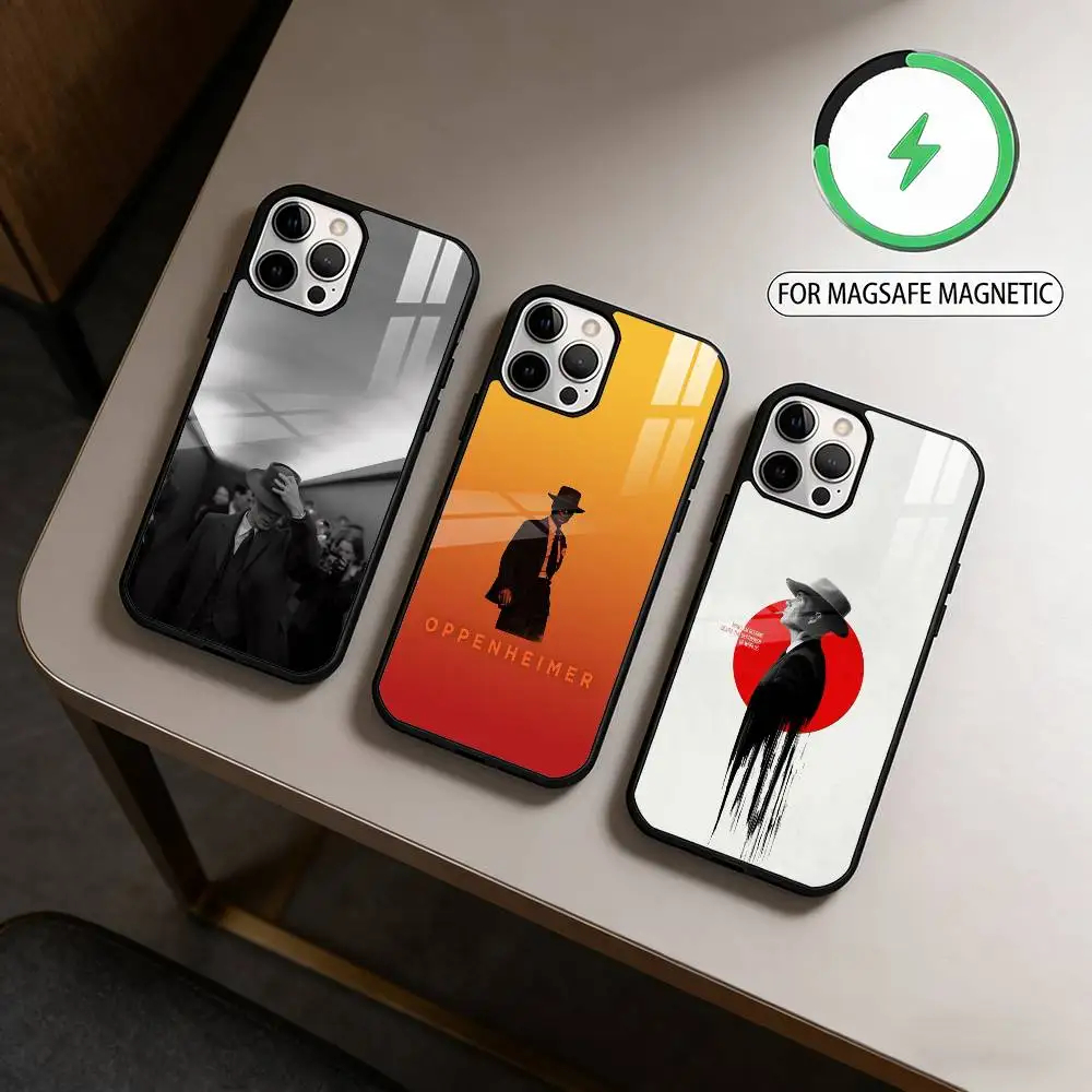 

F-Film O-Oppenheimer Magnetic For Magsafe Wireless Charging Phone Case For iPhone17,16,15,14,13,12,11 Plus,Pro Max