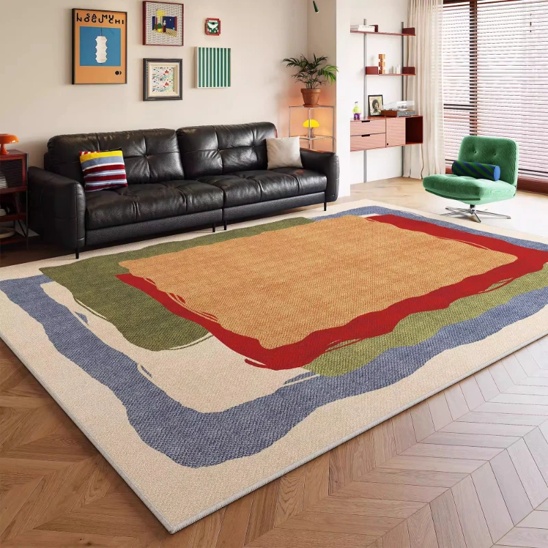 Carpet for Living Room Stain-resistant Wear-resistant Foot Mats Colorful Dopamine Mat Bedroom Rug Large Size Rugs Home Decor 양탄자
