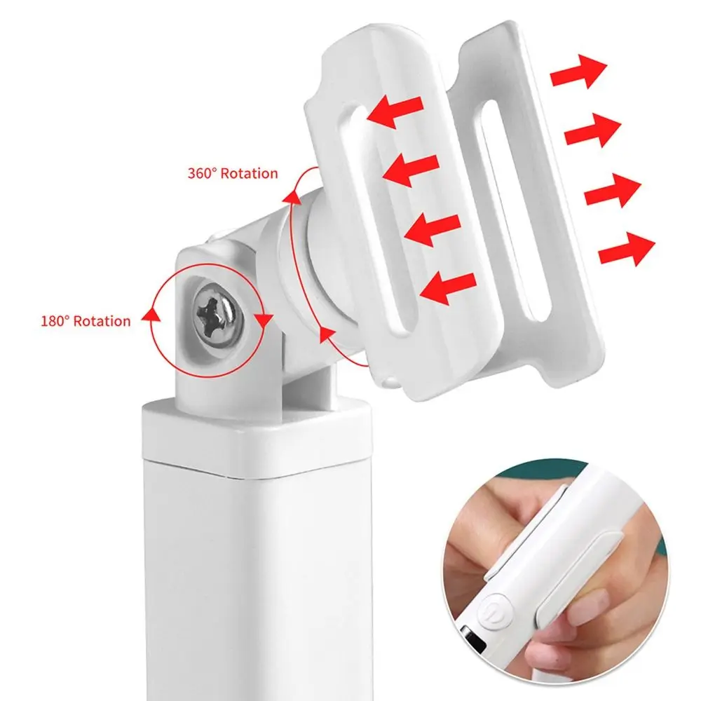 Versatile Quick Dry Nail Dryer Stand Lamp Rotatable USB Mini UV Curing Light with Bracket Portable Gel Polish Dryer Travel