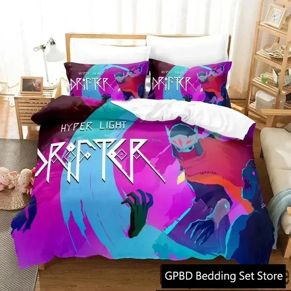 

Luxury New 3D Print Hyper Light Drifter Bedding Set Duvet Cover Bed Set Quilt Cover Pillowcase Queen Size Boys Adult Bedding