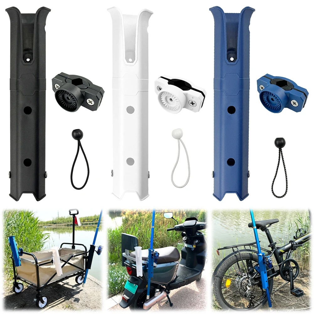 

Adjustable Fishing Rod Holder Plastic Boat Rod Holder Fishing Pole Holder for Boat Kayak Garage Fishing Boat Accessories