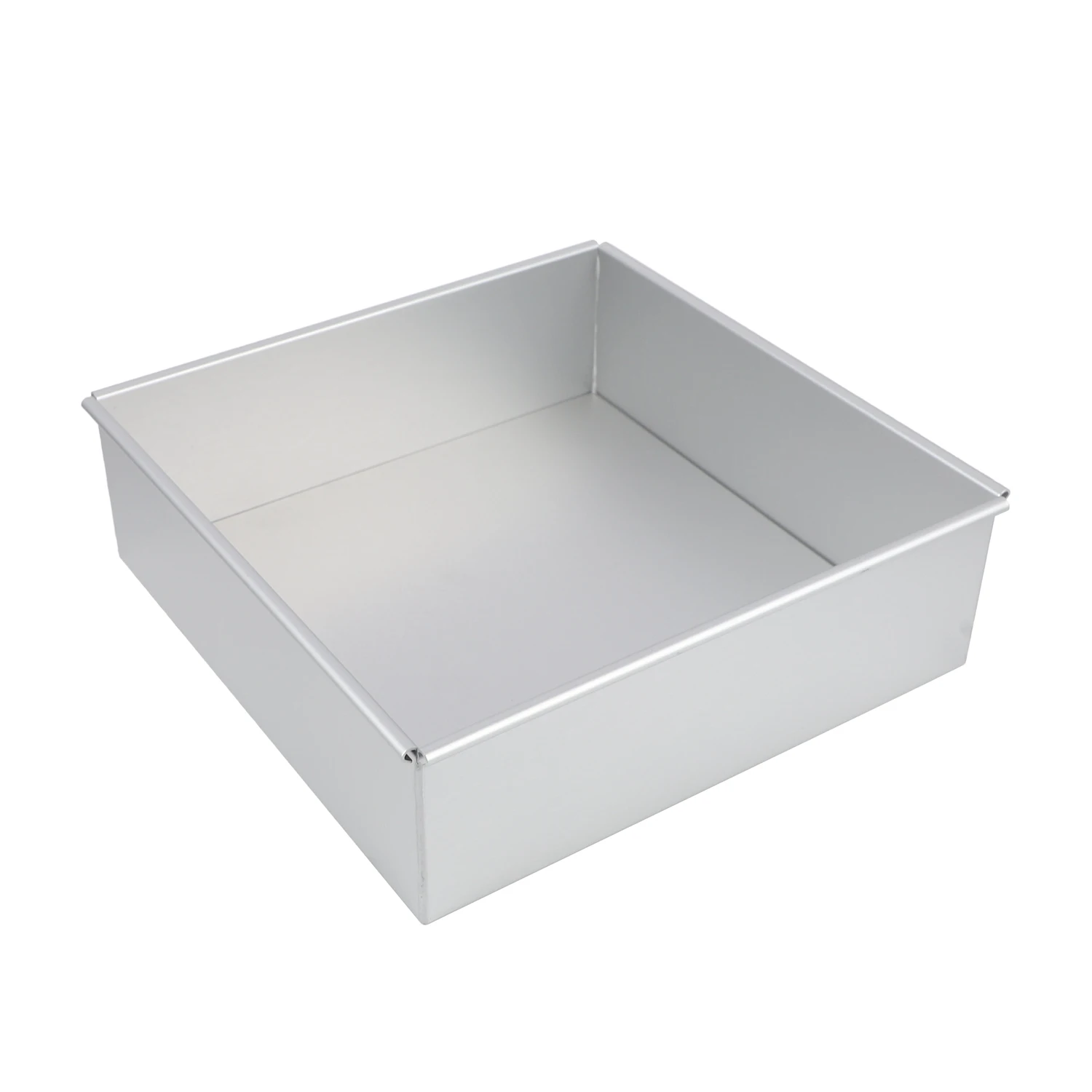 

Aluminum Square Cake Baking Live Cake Mousse Baking Diy Tool 10 Inch