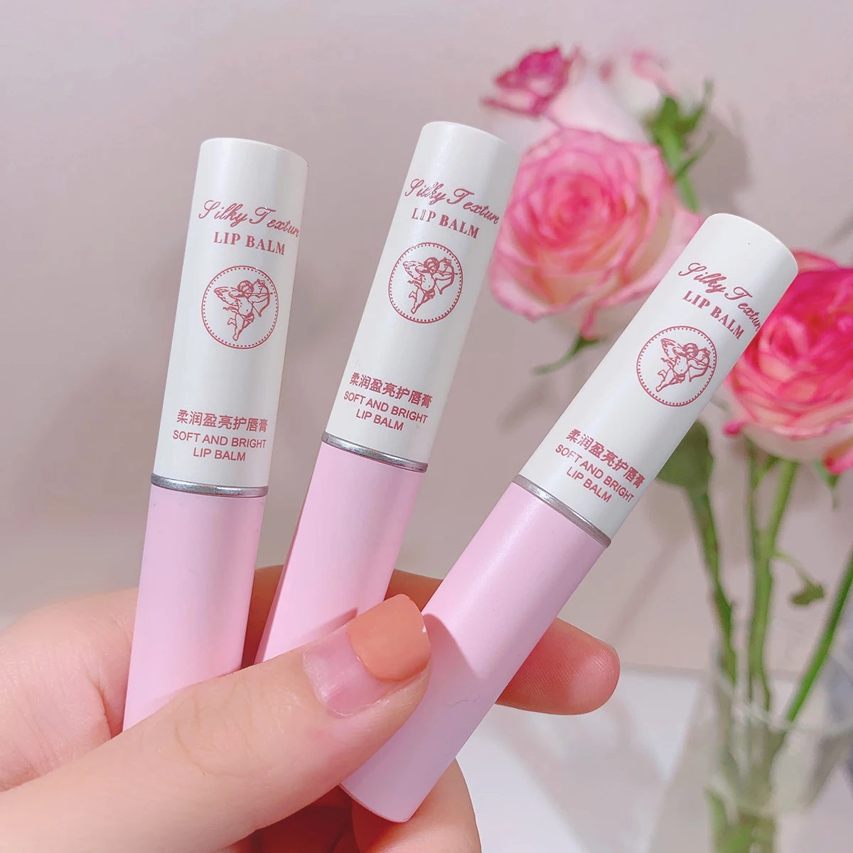 Baume à lèvres doux et lumineux pour document magique, rouge à lèvres soyeux, longue durée, rose pêche, tache, lisse, naturel, hydratant, soin, maquillage