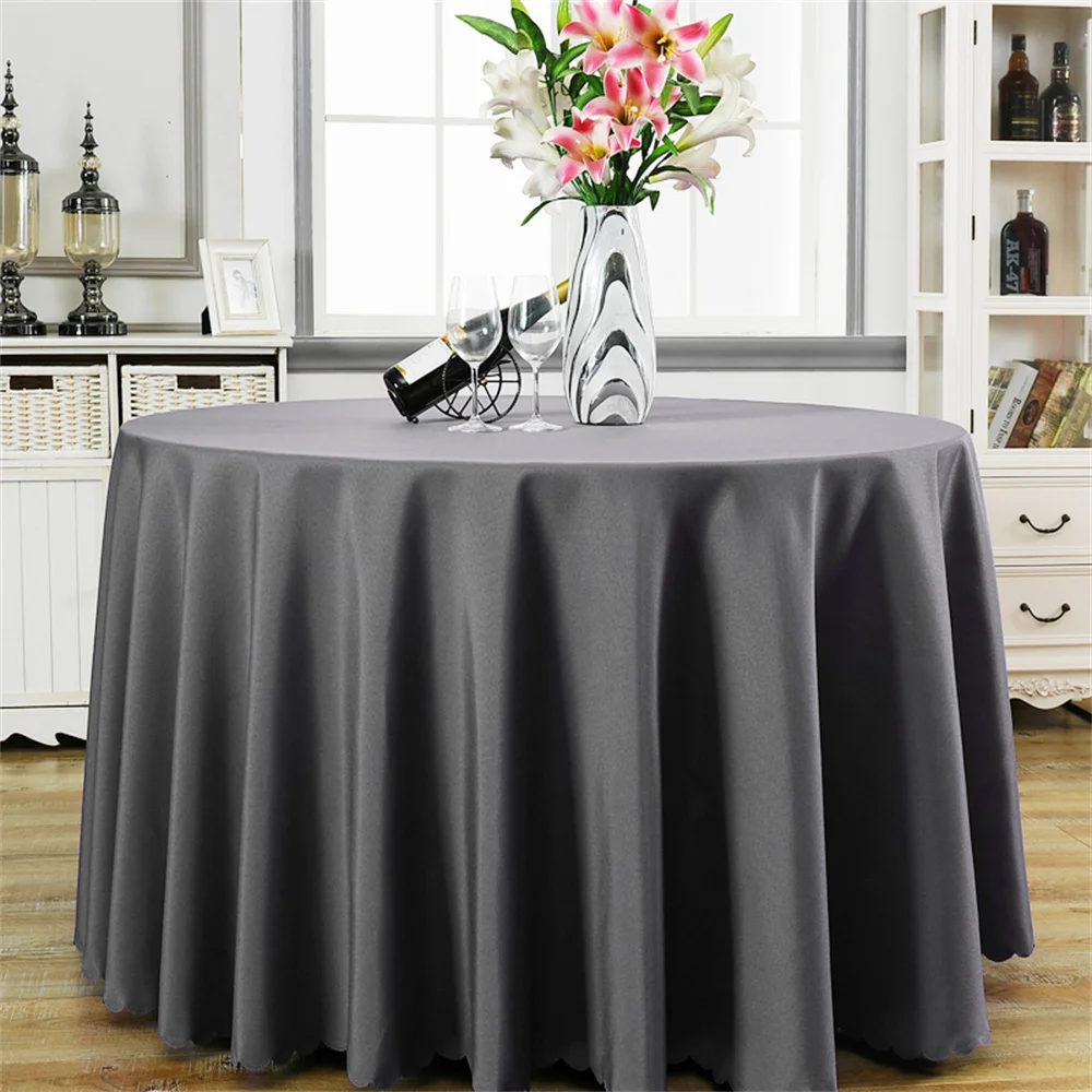 1 stuks. Effen kleur tafelkleed, rond tafelkleed, diameter 300 cm, tafelkleed, restauranttafelkleed, hoteltafelkleed, hoteltafelkleed