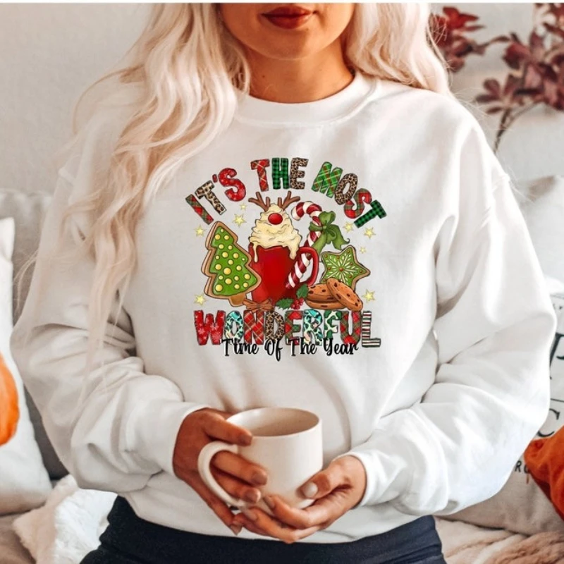 一年で最も素晴らしい時期です スウェットシャツ セーター 素晴らしい日 パーカー 面白いクリスマスツリー コーヒー サーマル フーディ トップス
