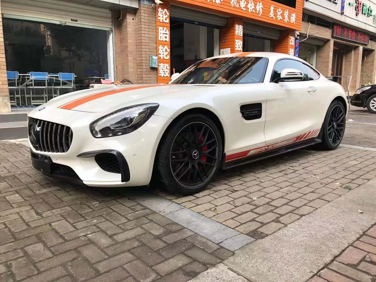 Griglia del paraurti anteriore della griglia Panamericana per Mercedes Benz Classe AMG AMG GT Body Kit 2015 2016 2017