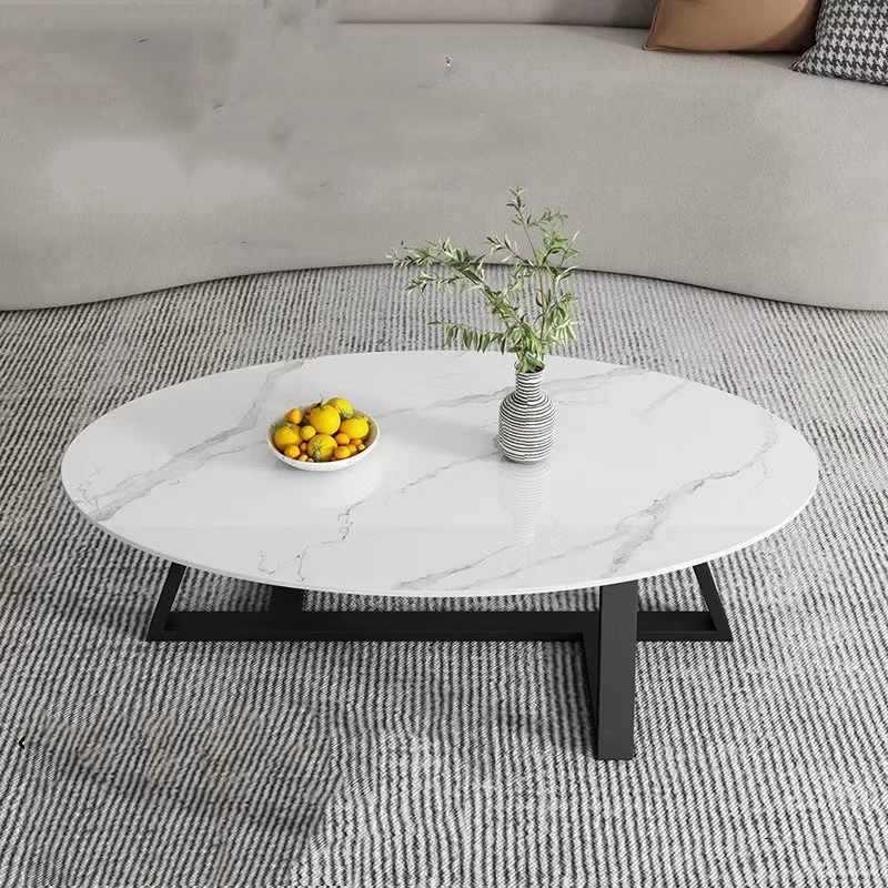 Round Luxury Coffee Table Decoration Bedroom Modern Living Room High Standing Side Table Writing Meubles Lounge Suite Furniture