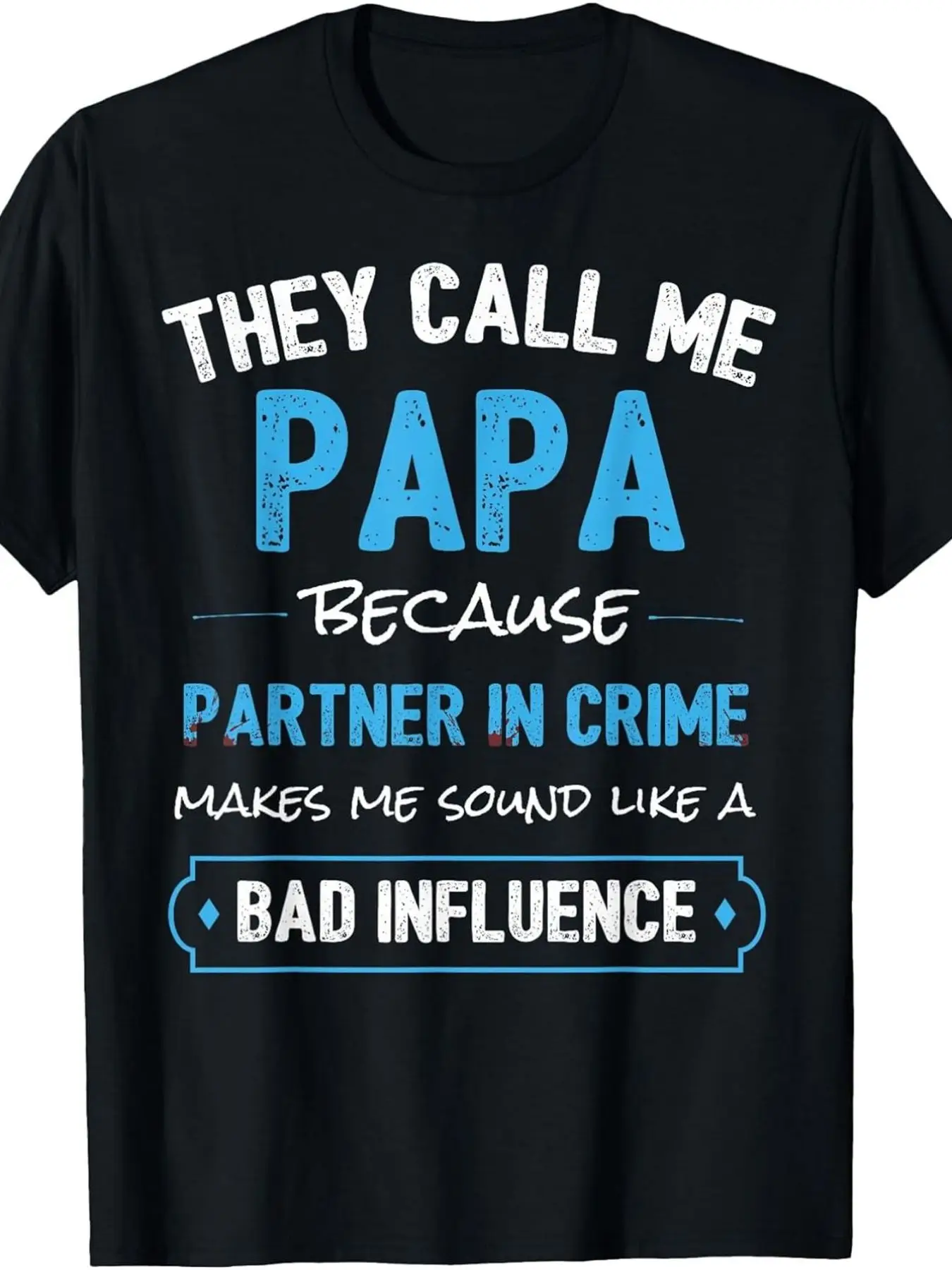 Funny Grandpa Dad T-Shirt - Vintage Crew Neck Short Sleeve Shirt With 