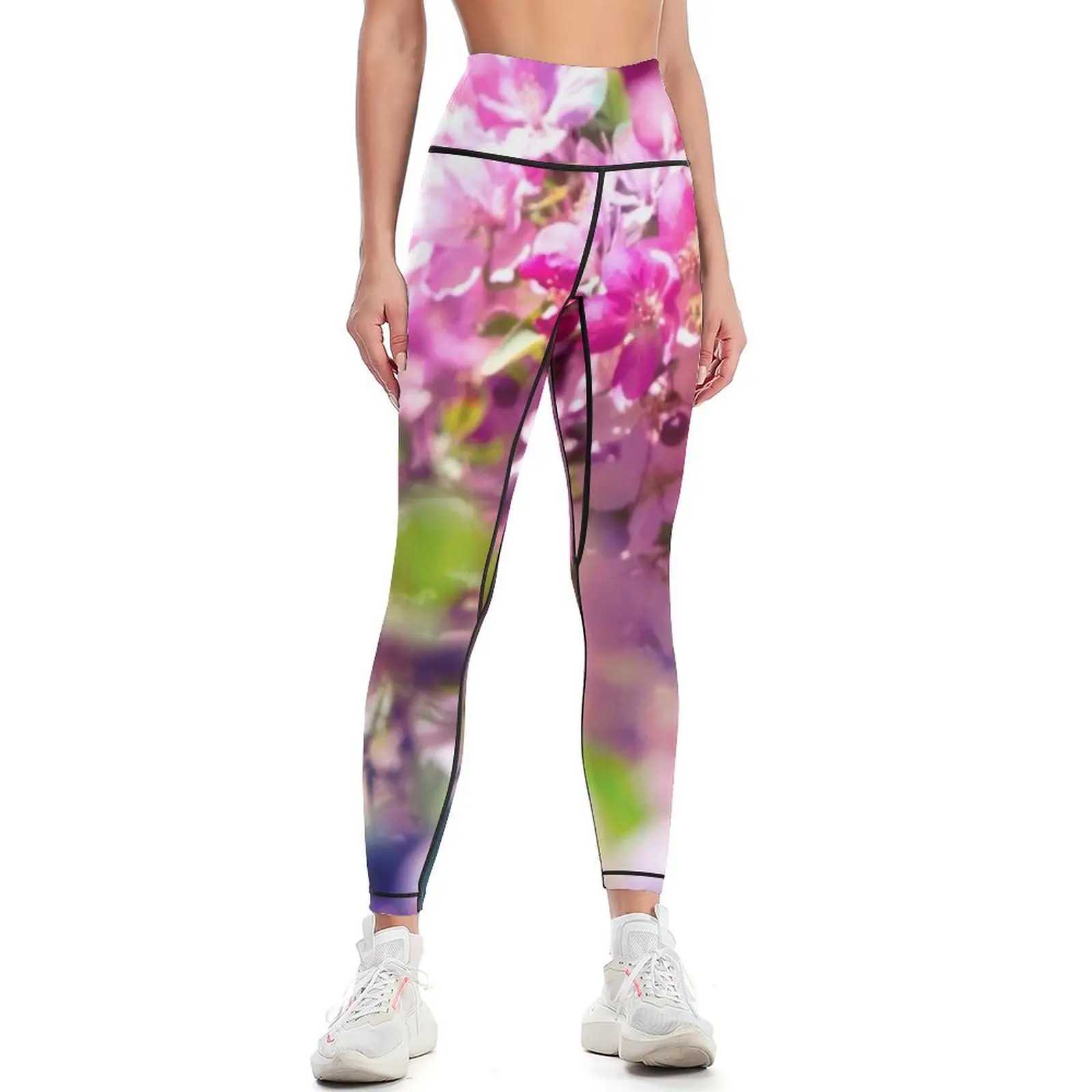 Cherry Blossom Magic Portal Leggings sport pants Sports pants woman Womens Leggings