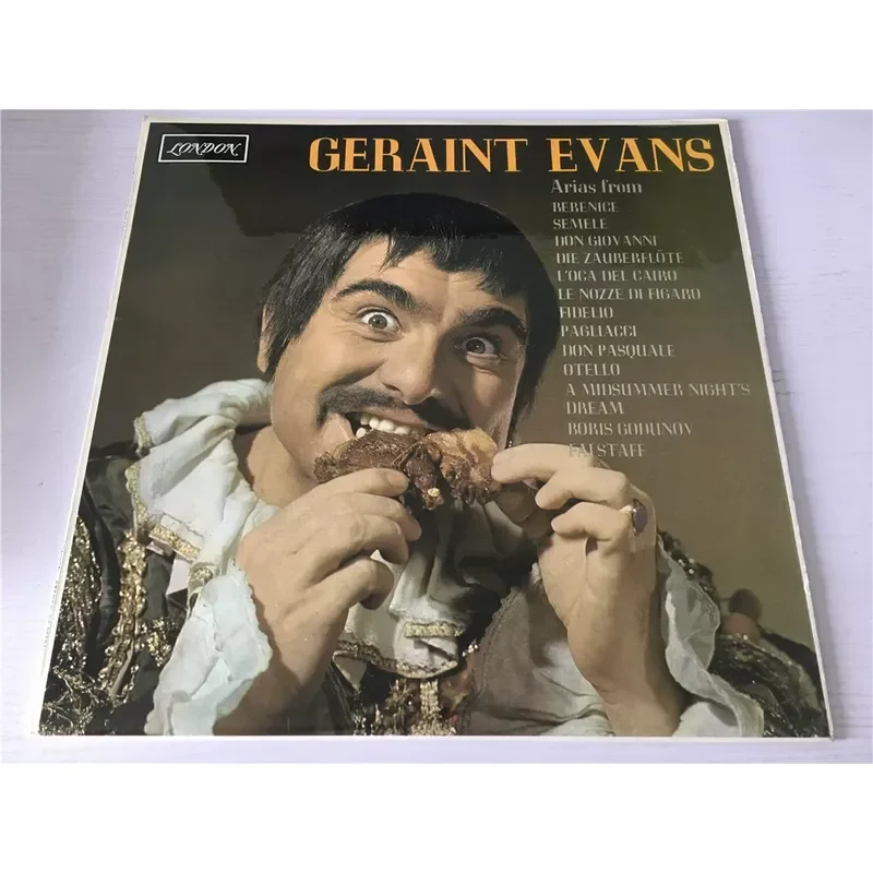 Disco de vinilo LP para Geraint Evans, El boda de Fígaro, Flauta mágica, Don Juan, Orfeo