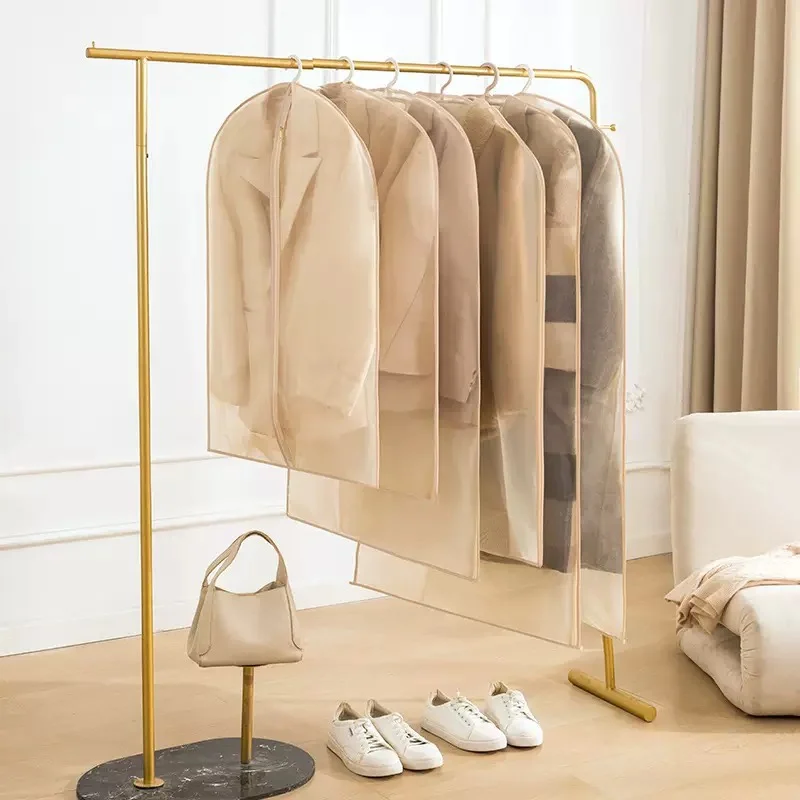 

1-10PCS Clothes Dust Cover Transparent Thickened Washable Dust Bag Household Dust Cover Coat Suit Cover Hanging Clothes Bags