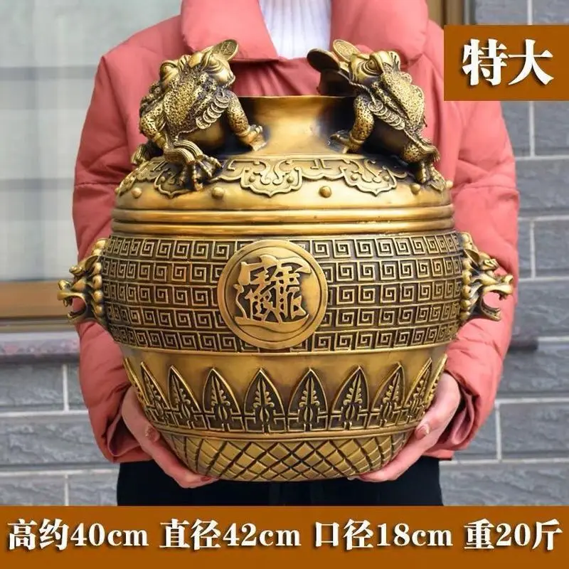 Copper Treasure Bowl, a decorative piece the living room, incense burner, and table ornament for attracting good fortune