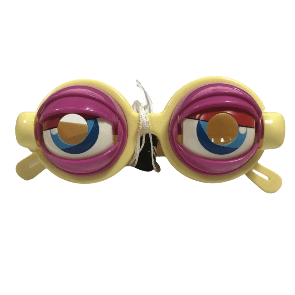 

New Strange Pull String Crazy Glasses Party Decor Plastic Material Prank Glasses Christmas Party Funny Glasses Halloween