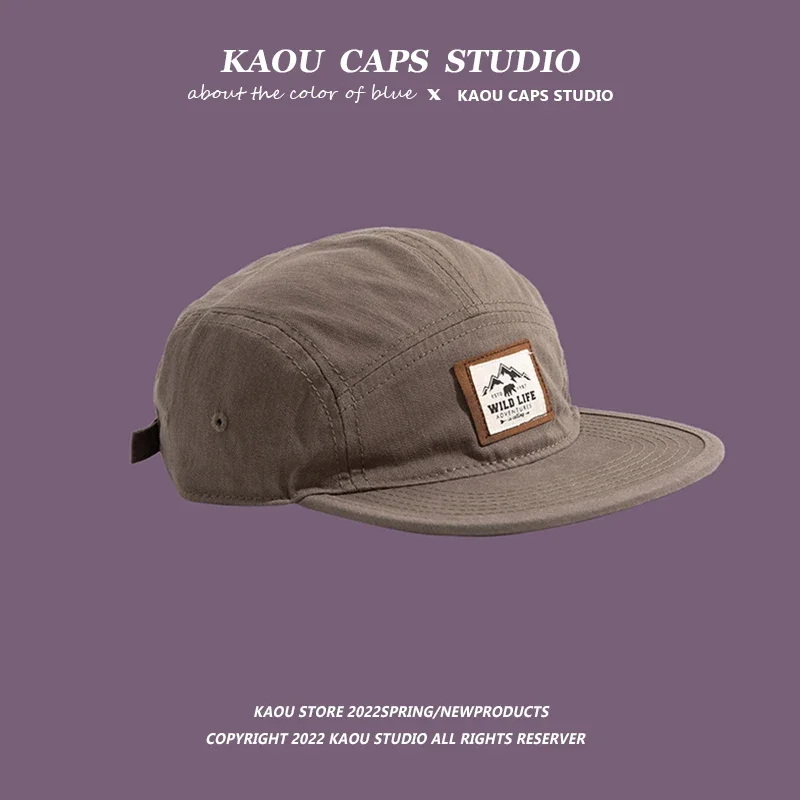 뜨거운 판매 레트로 플랫 브림 힙합 모자 여성 한국 스타일 패션 거리 모든 경기 커플 트렌드 야구 모자 남자