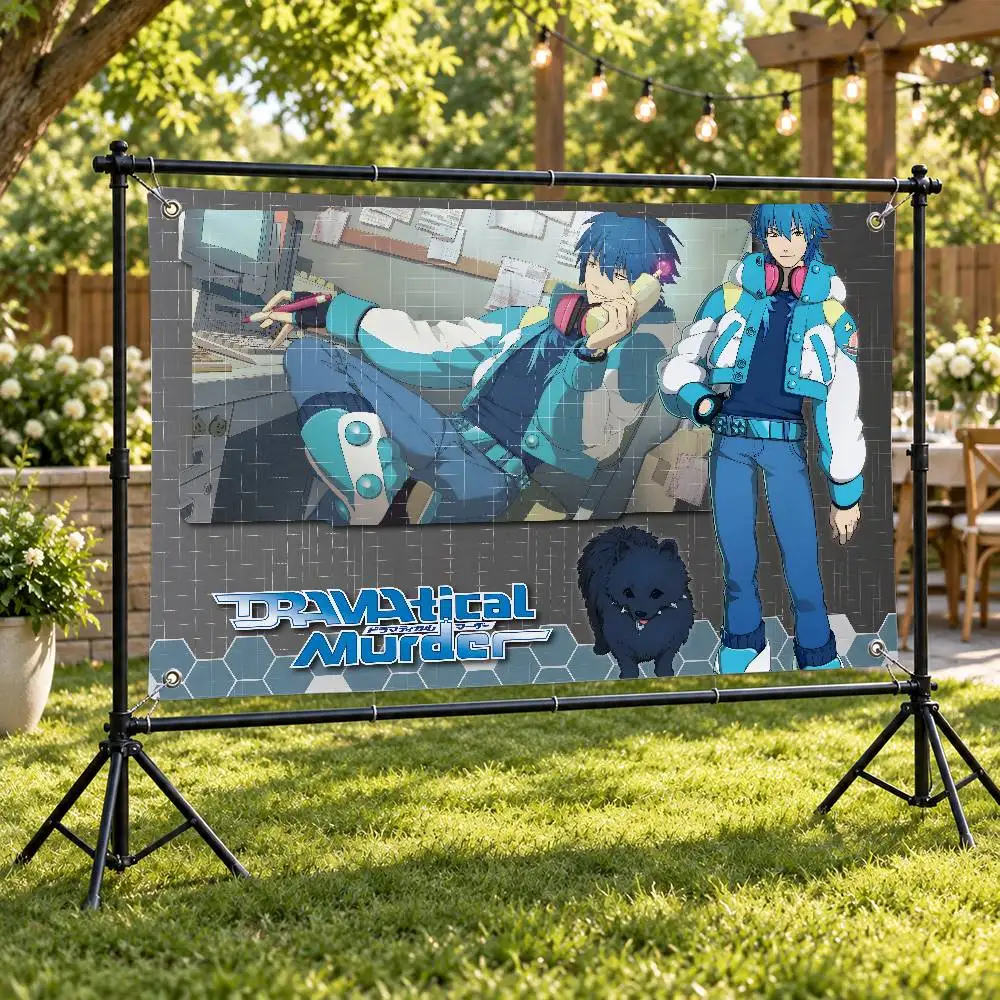 A-Aoba Seragaki D-DRAMAtical Murder Aesthetic Wall Tapestry Flag Printed Wall Hanging Living Room Party Outdoor Decor
